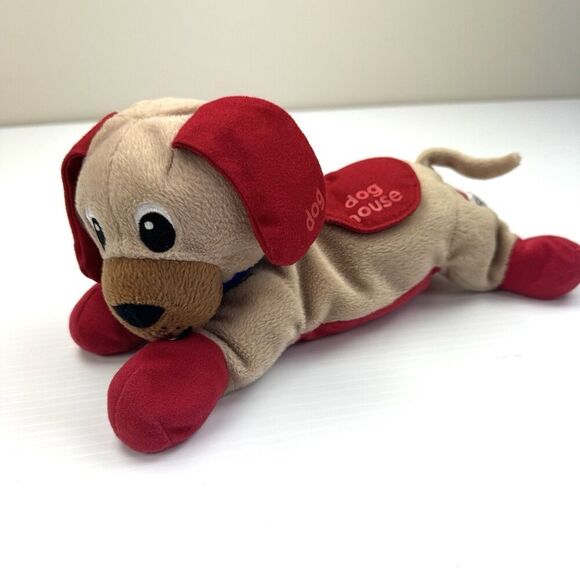 BABY EINSTEIN Puppy Dog Pavlov Tan Red LEARNING WORDS Plush Educational - Picture 1 of 16
